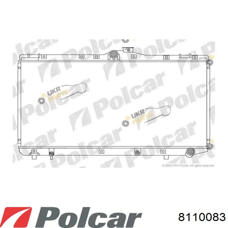8110083 Polcar Радиатор основной