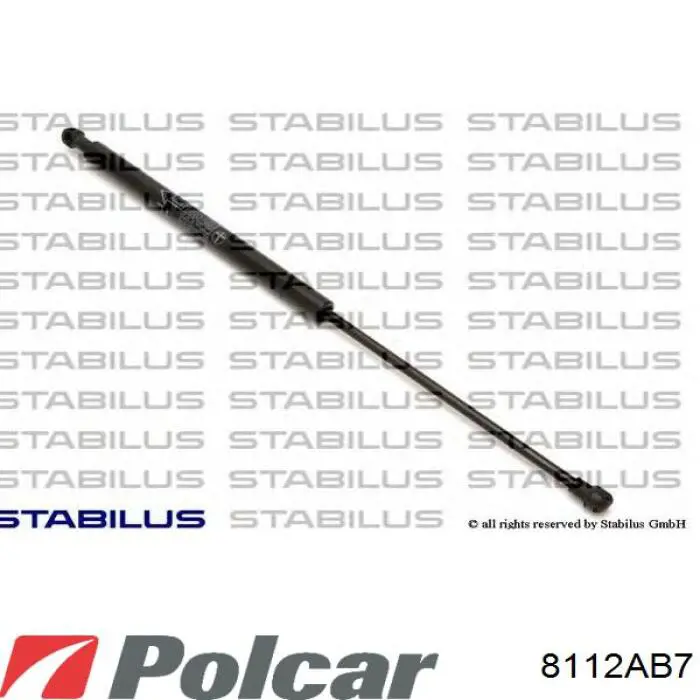 Купить 8112AB7 Polcar Амортизатор двери багажника