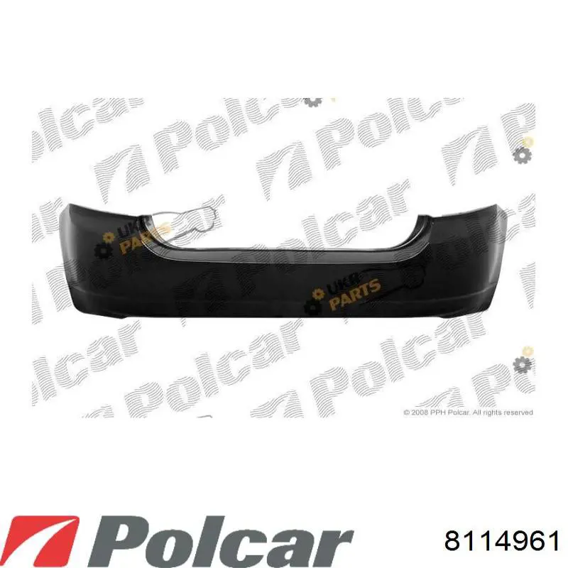 Задний бампер 8114961 Polcar