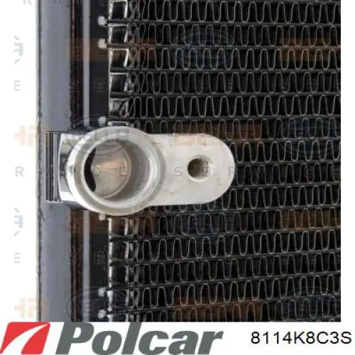 Радиатор кондиционера 8114K8C3S Polcar