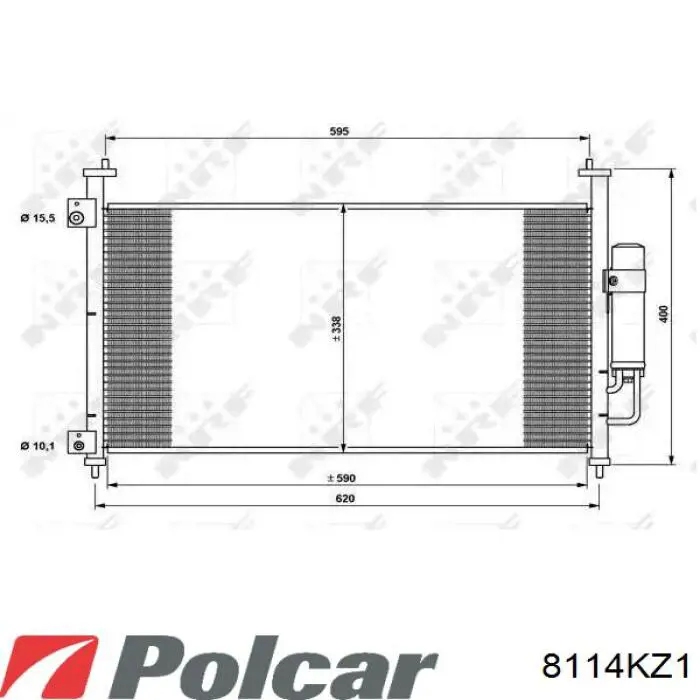 Клапан TRV кондиционера 82002793 NEW Holland