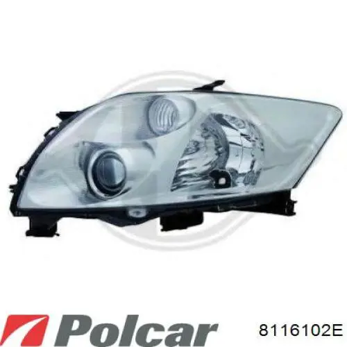 8116100E Polcar Фара передняя правая