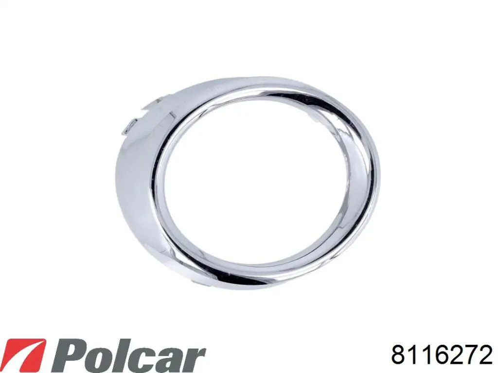 Заглушка (решетка) противотуманных фар бампера переднего правая 8116272 Polcar