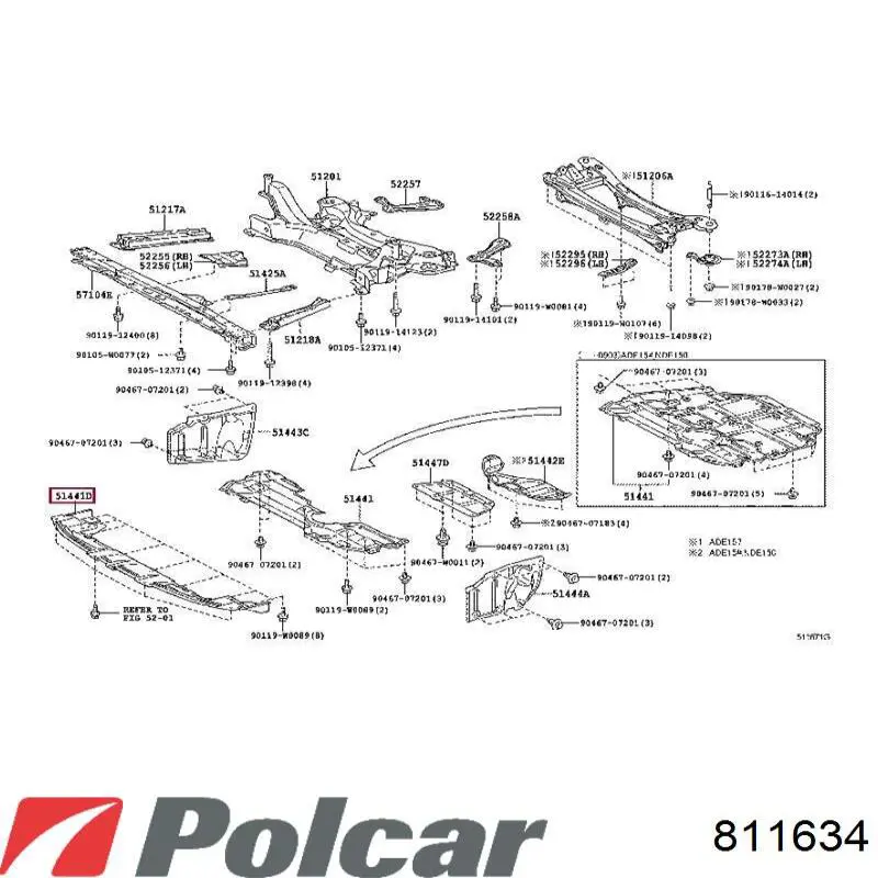 PTY30130AW Signeda Рамка радиатора нижняя