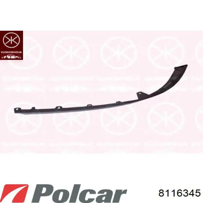 8116345 Polcar защита двигателя передняя