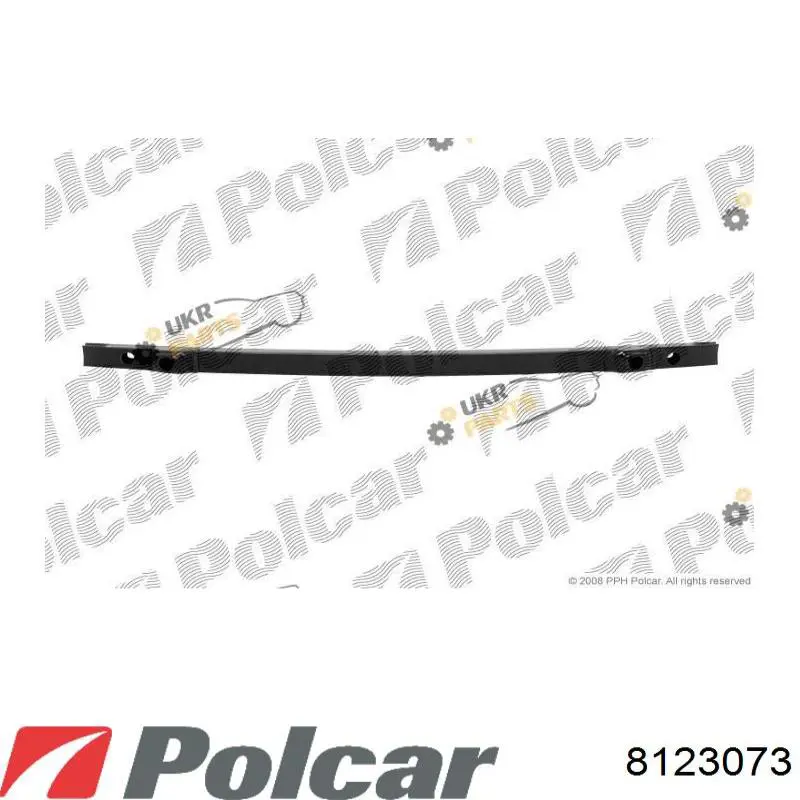 8123073 Polcar усилитель бампера переднего