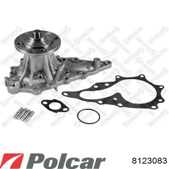 Купить 8123083 Polcar Радиатор водяной