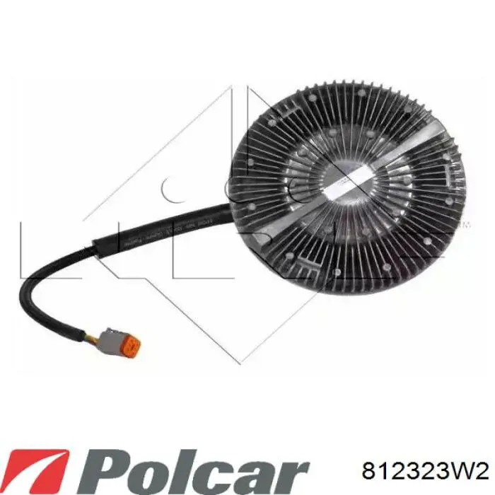 812323W2 Polcar Диффузор радиатора охлаждения в сборе с мотором