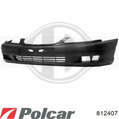 Передний бампер 812407 Polcar