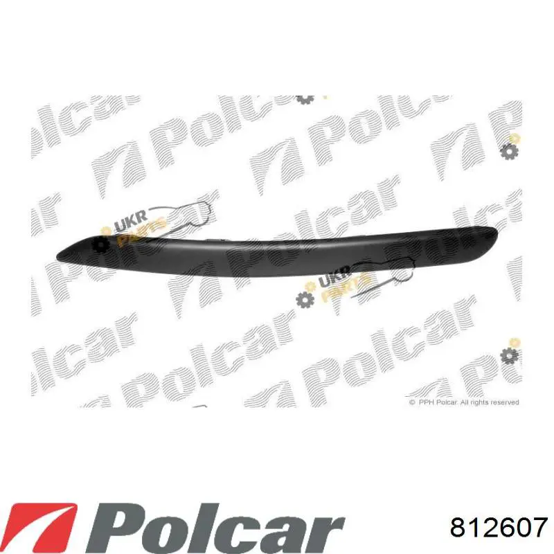 Купить 812607 Polcar Буфер (бампер) передний