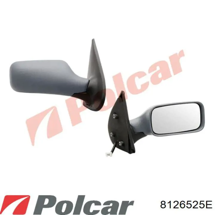 8126525E Polcar зеркало заднего вида правое
