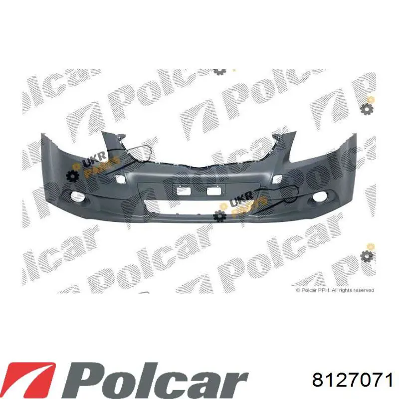 Передний бампер 8127071 Polcar