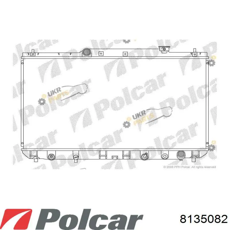 Радиатор 8135082 Polcar