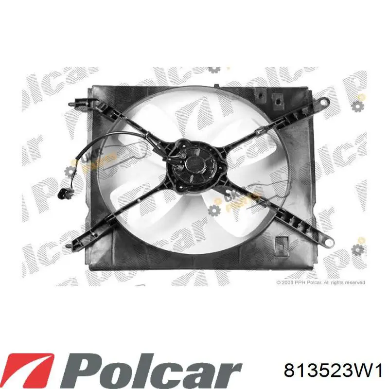 Диффузор радиатора охлаждения Polcar 813523W1