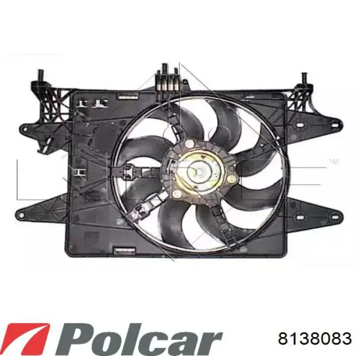 Купить 8138083 Polcar Радиатор водяной