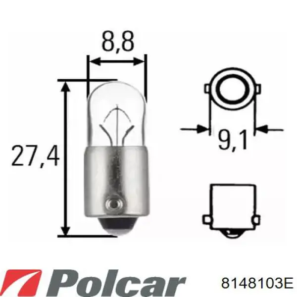 8148103E Polcar Фара передняя правая