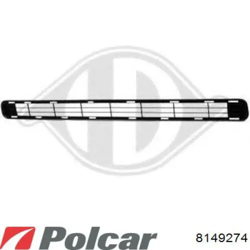 Купить 8149274 Polcar Решетка бампера переднего левая