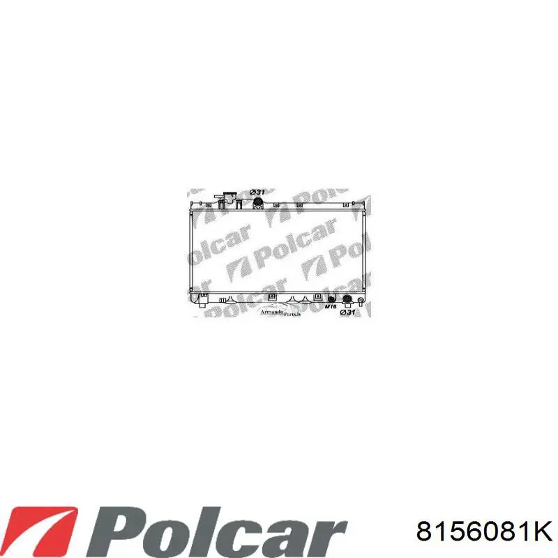 Радиатор 8156081K Polcar