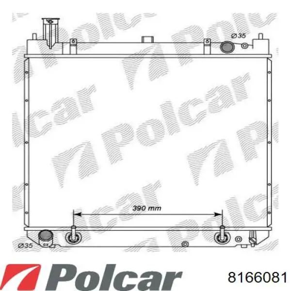 816608-1 Polcar радиатор