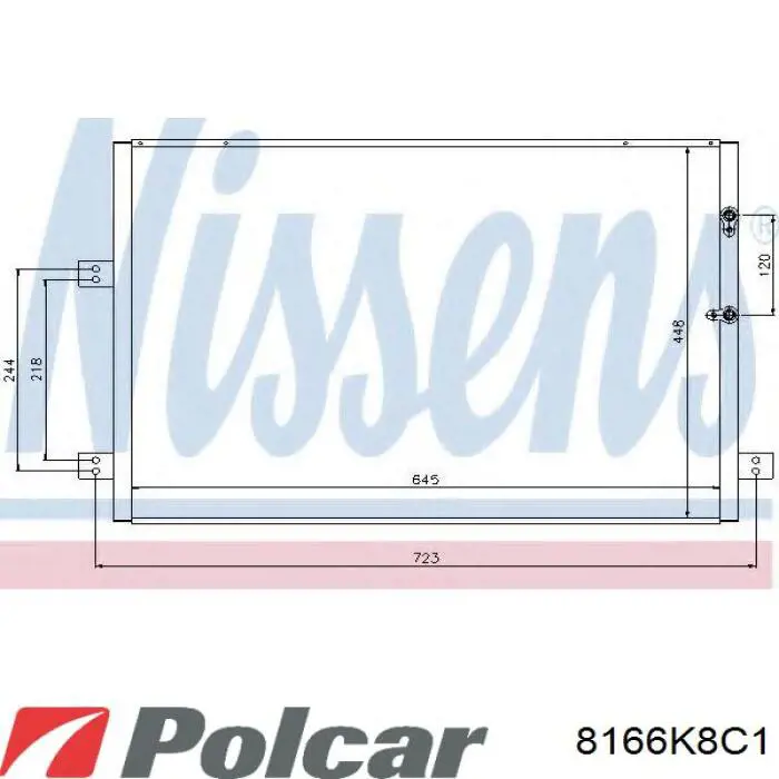 Радиатор кондиционера AC382000S Mahle Original