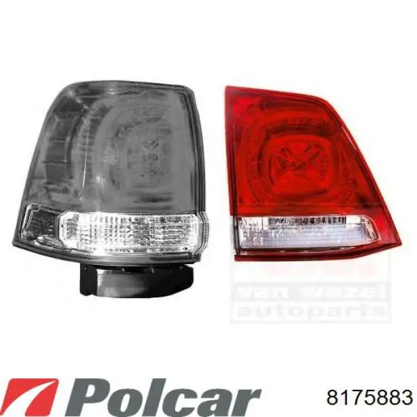 Купить 817588 Polcar Задняя правая фара