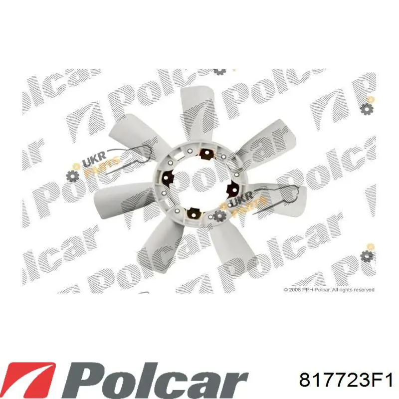 817723F1 Polcar ventilador (roda de aletas do radiador de esfriamento)