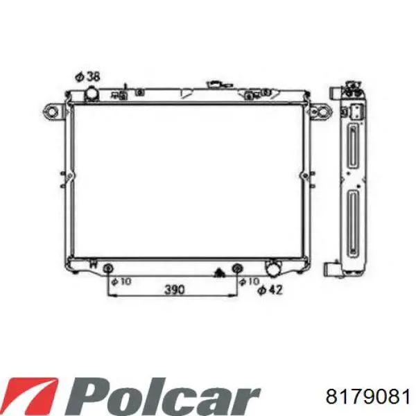 8179081 Polcar радиатор