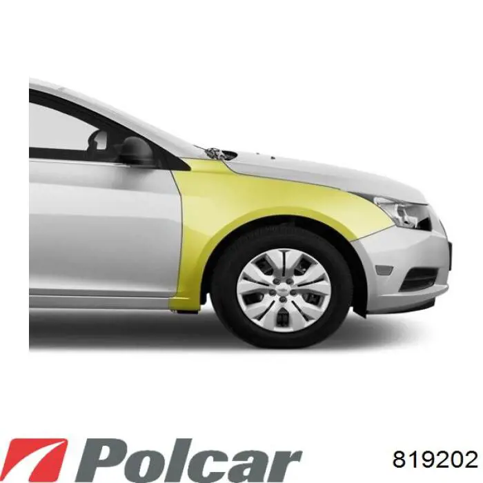 819202 Polcar Переднее правое крыло