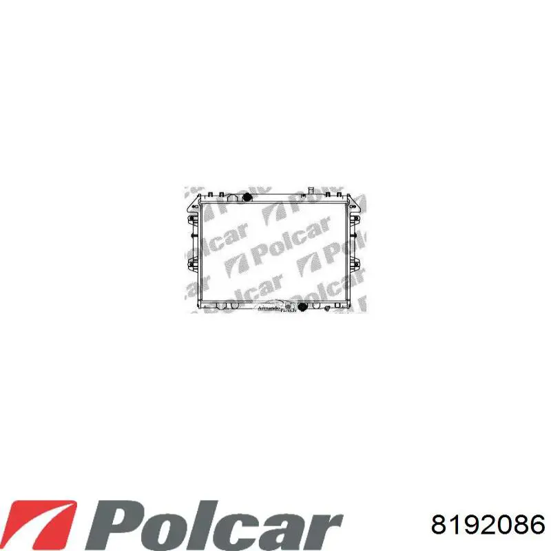 Радиатор 8192086 Polcar