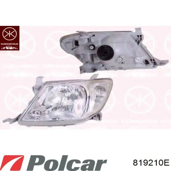 Правая блок фара Polcar 819210E цена, от 98.03 USD