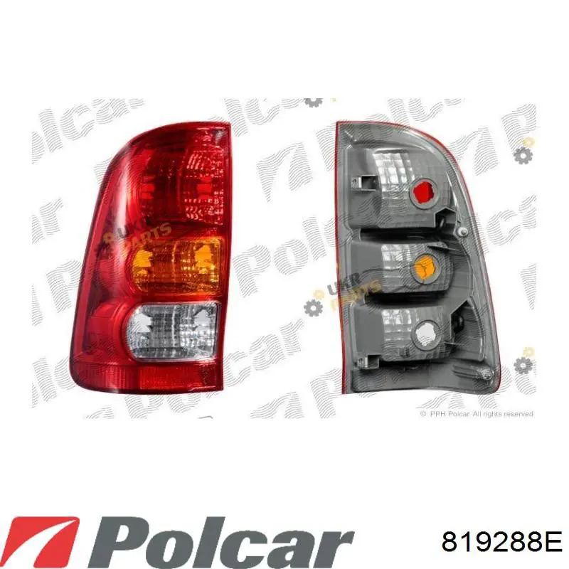 Фонарь задний правый 819288E Polcar