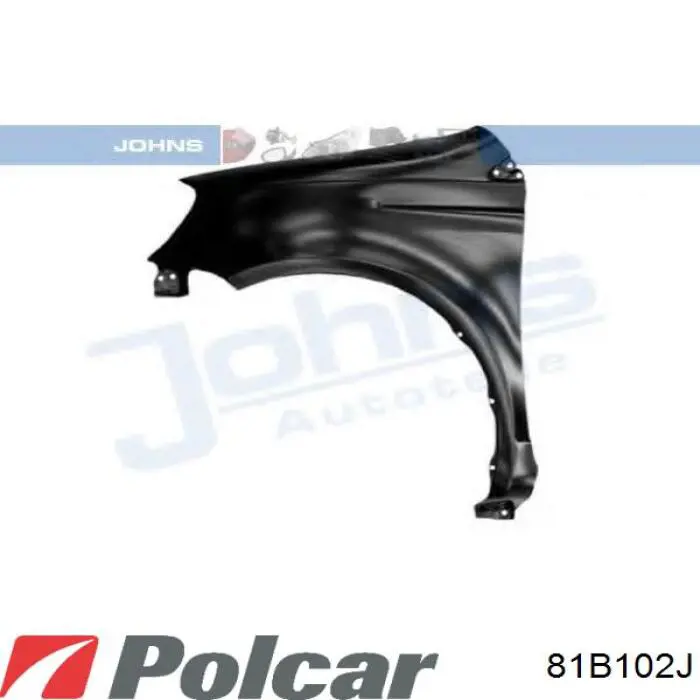 Крыло переднее правое 81B102J Polcar
