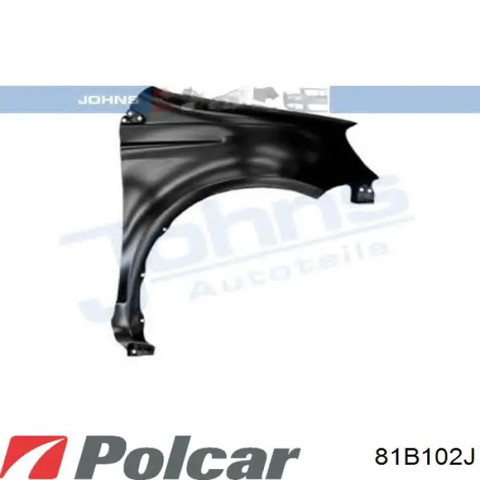 Купить 81B102J Polcar Крыло переднее правое