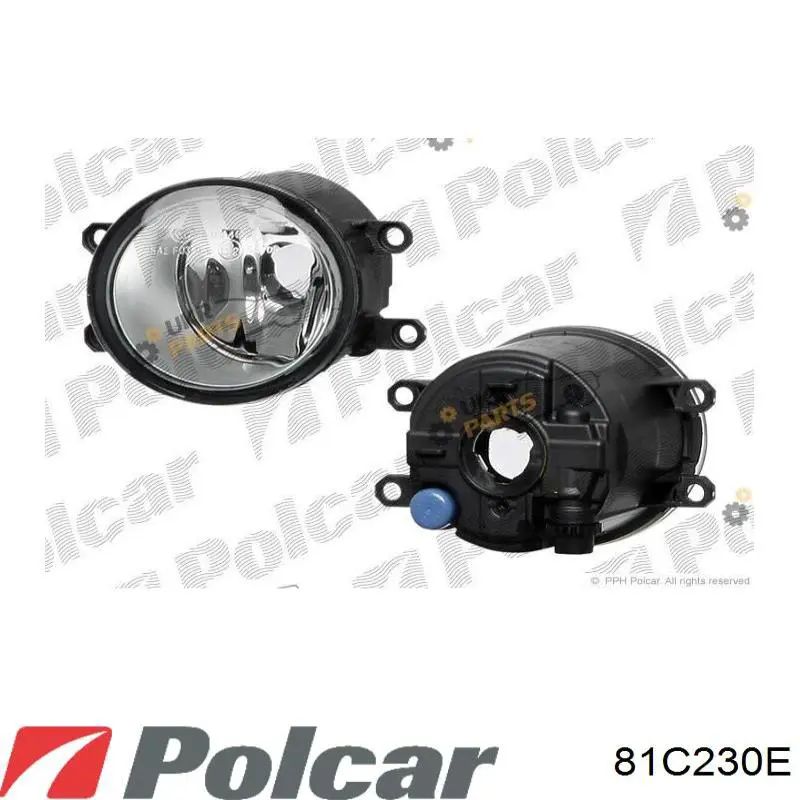 Фара противотуманная правая 81C230E Polcar