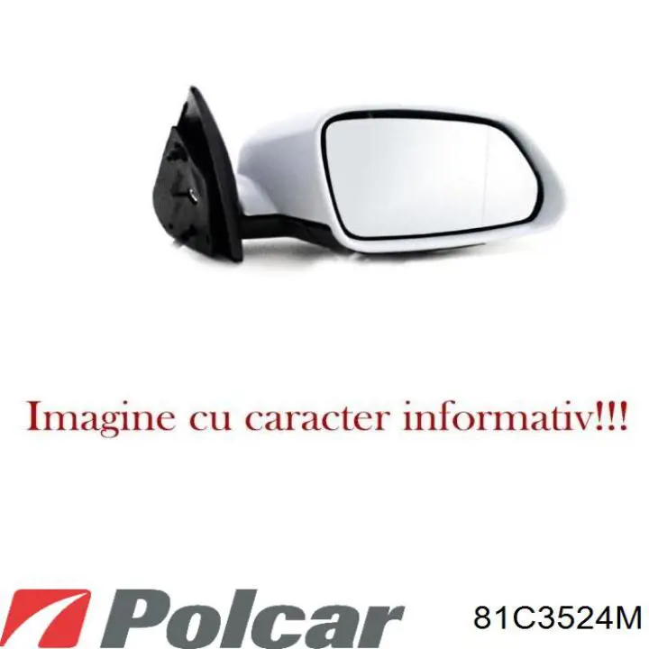 Правое зеркало 81C3524M Polcar