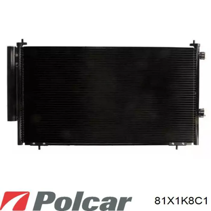 Радиатор кондиционера 81X1K8C1 Polcar