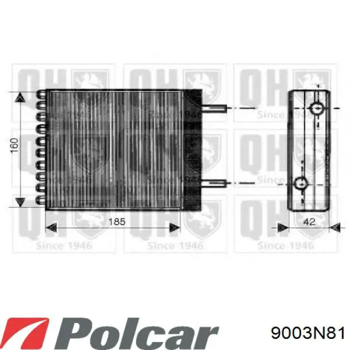 3210143 Volvo Радиатор отопителя салона