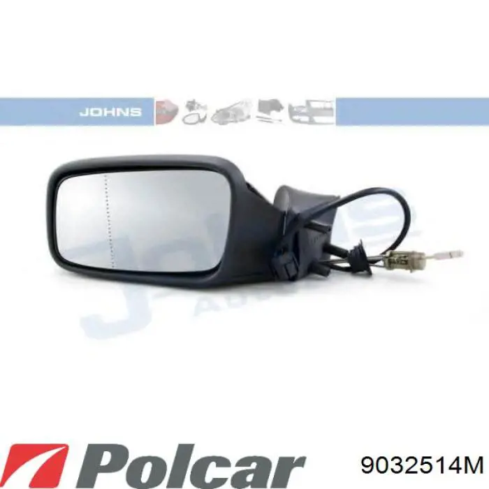 Купить Левое боковое зеркало Вольво 740  744