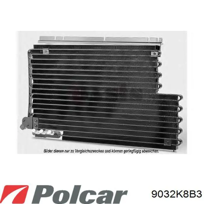 9032K8B3 Polcar radiador de aparelho de ar condicionado