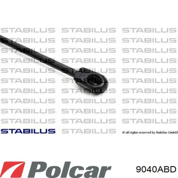 9040ABD Polcar Амортизатор крышки багажника