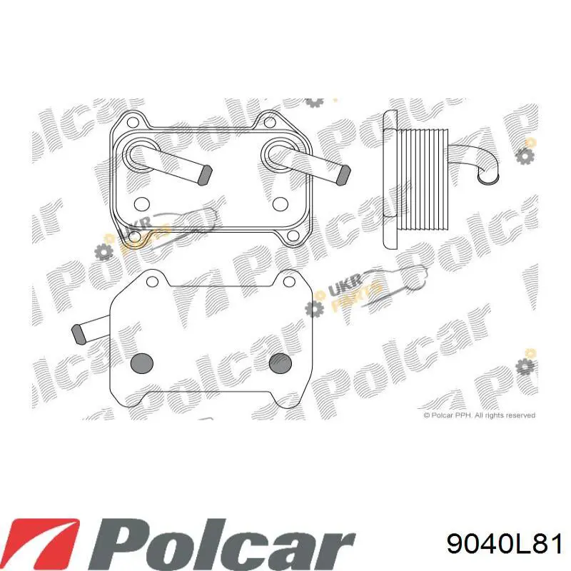 Масляный радиатор 9040L81 Polcar