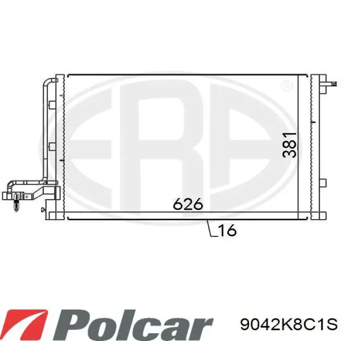 9042K8C1S Polcar Конденсатор