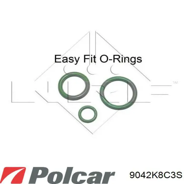 Радиатор кондиционера 9042K8C3S Polcar