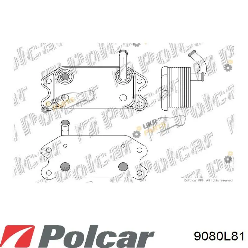 Масляный радиатор 9080L81 Polcar