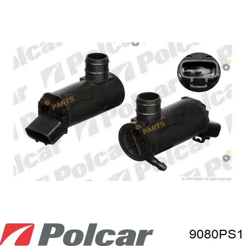 9080PS1 Polcar насос-мотор омывателя стекла переднего