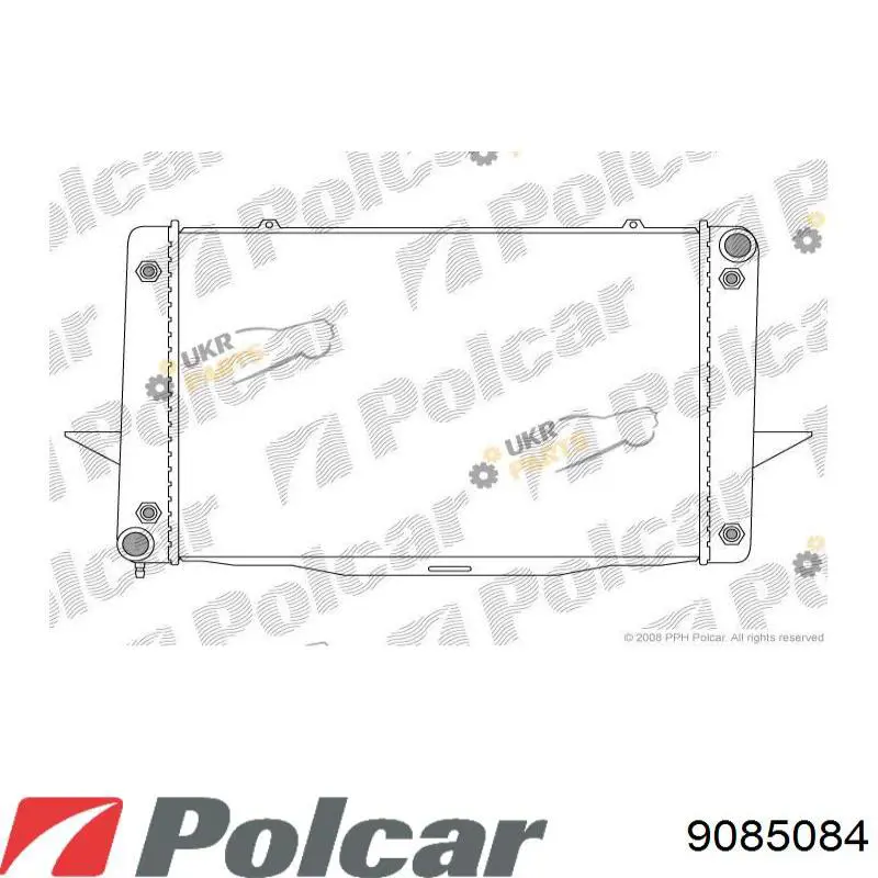 Радиатор 9085084 Polcar