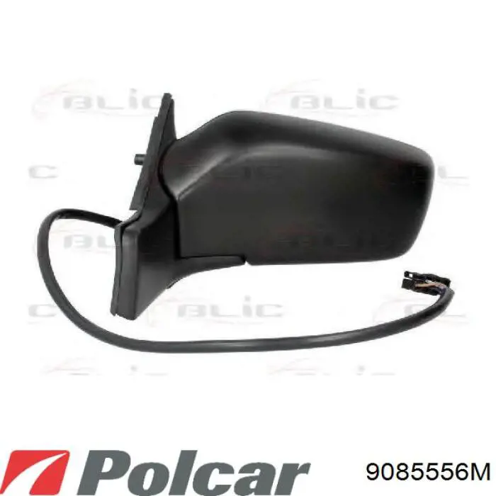 Стекло правого зеркала заднего вида 9085556M Polcar