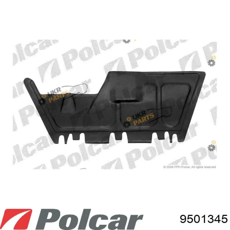 Защита двигателя, поддона (моторного отсека) Polcar 9501345