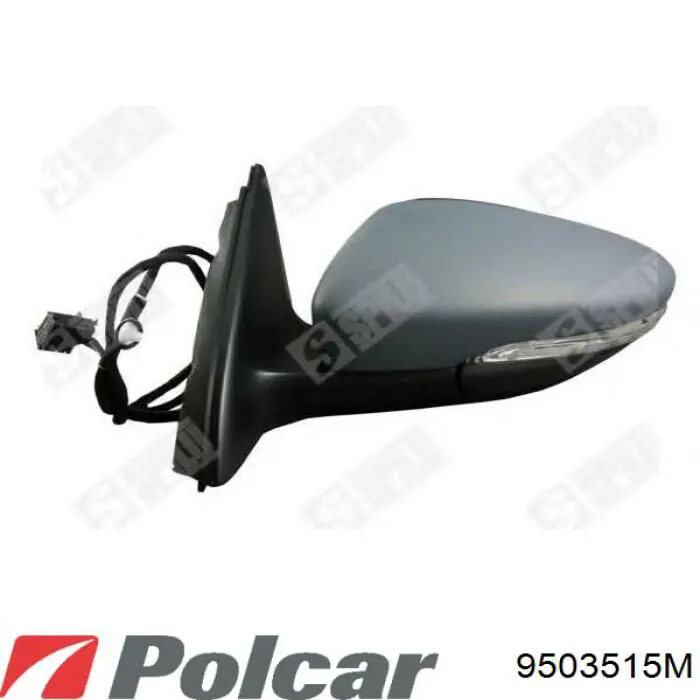 Зеркало заднего вида, левое Polcar 9503515M цена, от 87.15 USD
