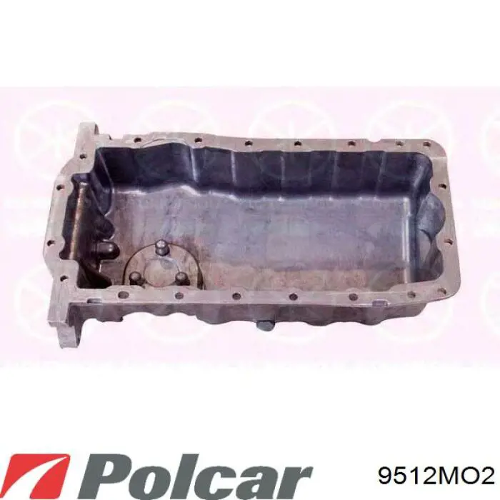 9512MO2 Polcar Panela de óleo de cárter do motor